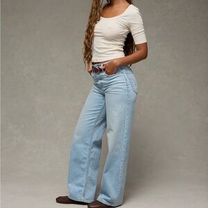 AE High-Waisted Baggy Straight Jean